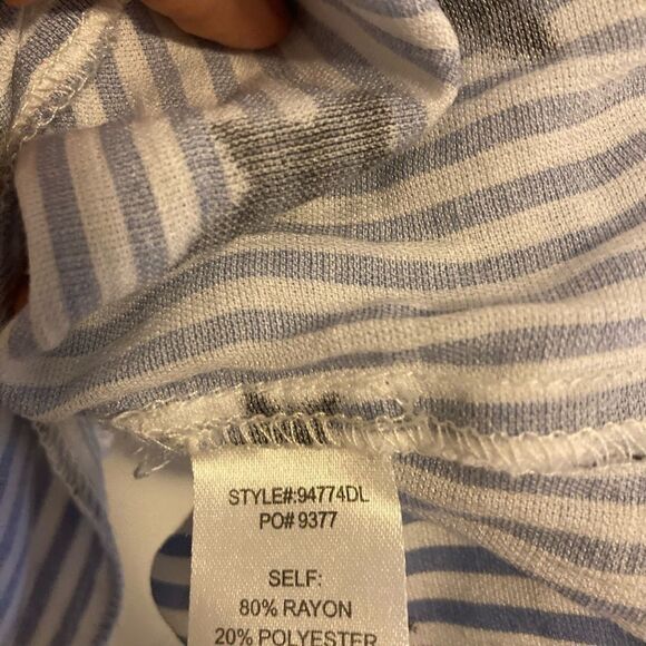 Skies are blue striped and star print dress‎ - Picture 3 of 4